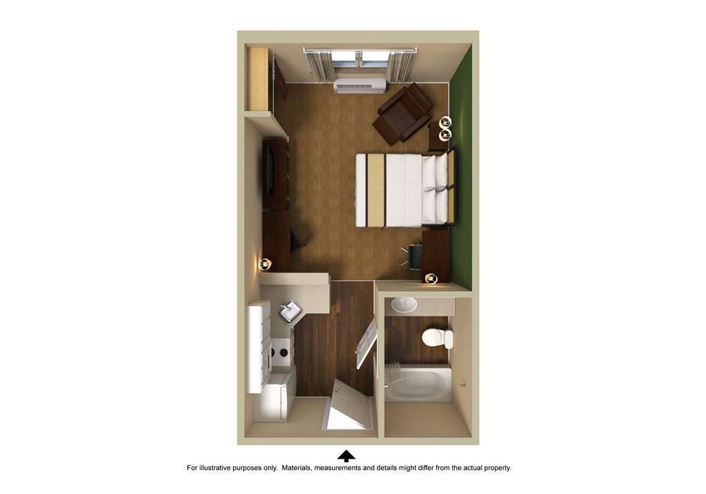 Extended Stay America Suites - Raleigh - Cary - Regency Parkway North Room photo